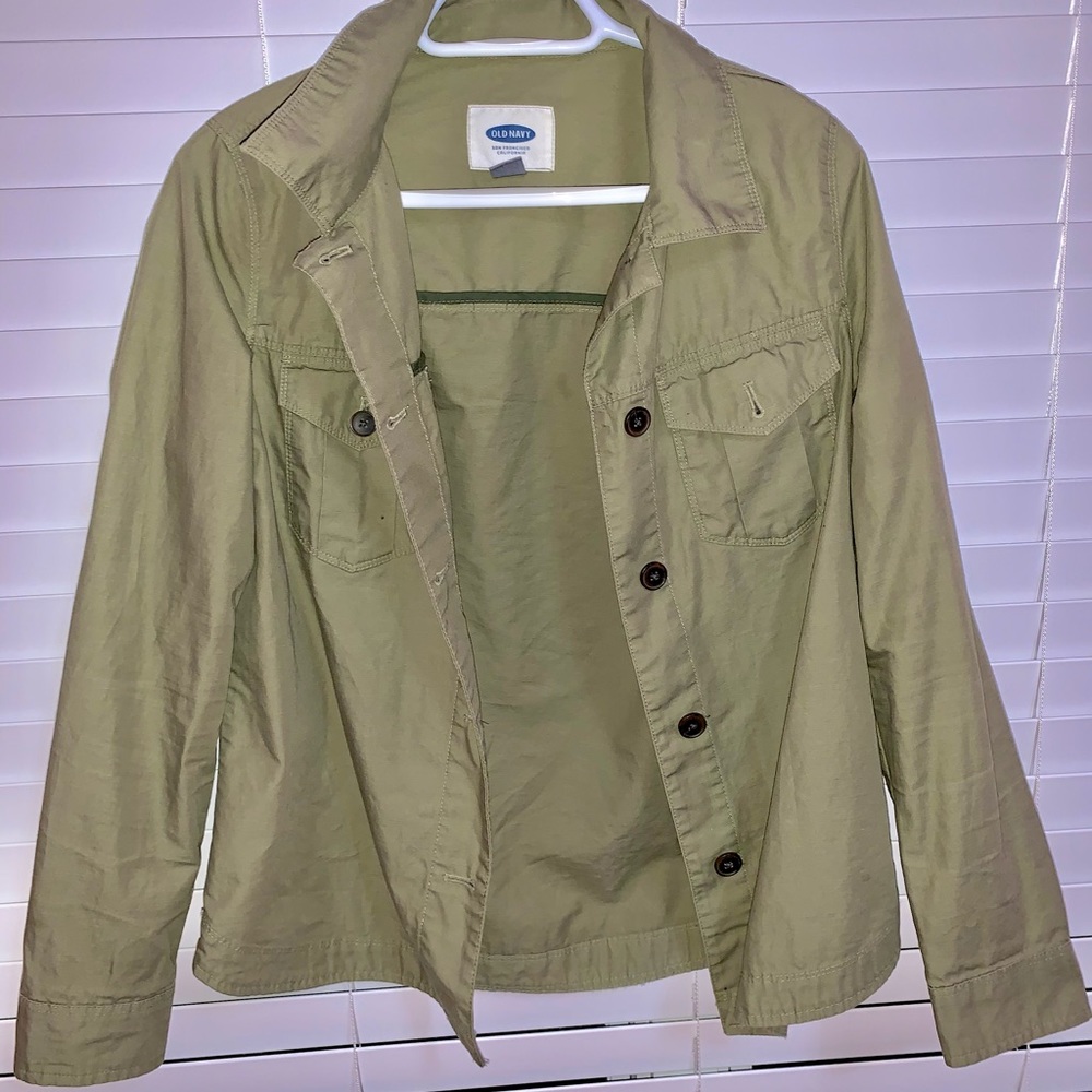 PERFECT CONDITION Old Navy Green Jacket! Oversized